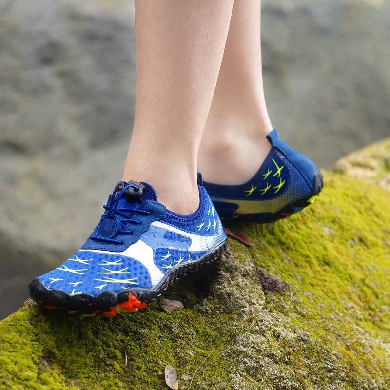 CIOR Boys & Girls Water Shoes Sports Aqua Athletic Sneakers Lightweight Sport Shoes(Toddler/Little Kid/Big Kid) U1ELJSX013-Y.Blue-31 - Image 3